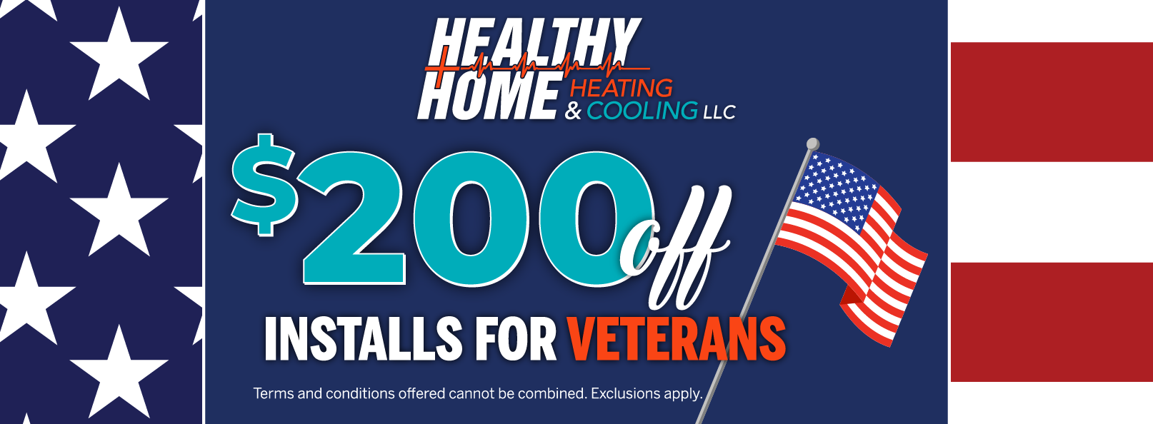 $200 off installs for veterans