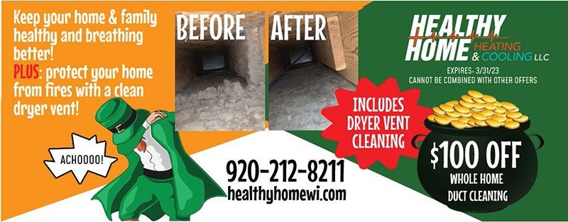 March Special - $100 whole home duct cleaning including dryer vent cleaning